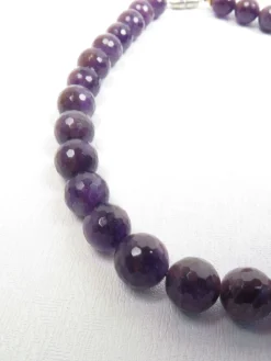 Amethyst Vintage Faceted Necklace