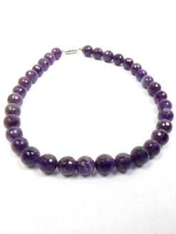 Amethyst Vintage Faceted Necklace