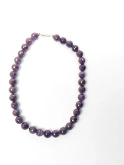 Amethyst Vintage Faceted Necklace