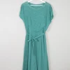Aqua Beaded 1950s Vintage Style Beaded Dress 10