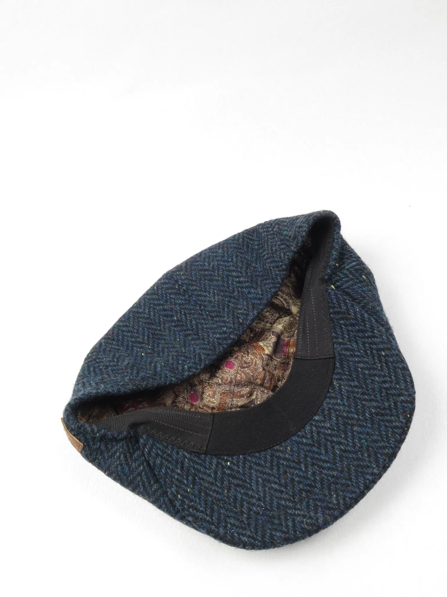 Baker-Boy Blue Tweed Flat Cap New