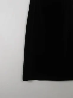Black Velvet Vintage Pencil Skirt 27