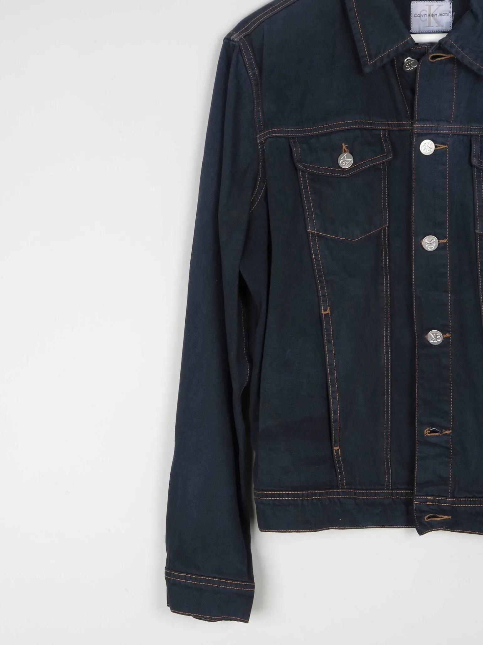 Black Vintage Calvin Klein Denim Jacket S