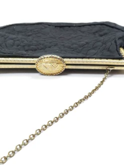 Black Vintage Quilted Occasional Bag
