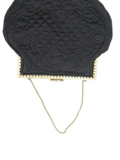 Black Vintage Quilted Occasional Bag