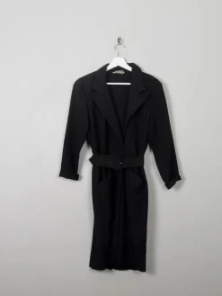 Black Vintage Shirt Dress S