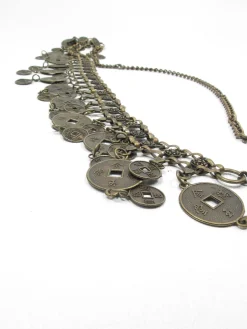 Bronze Coloured Vintage Coin Belt One Size