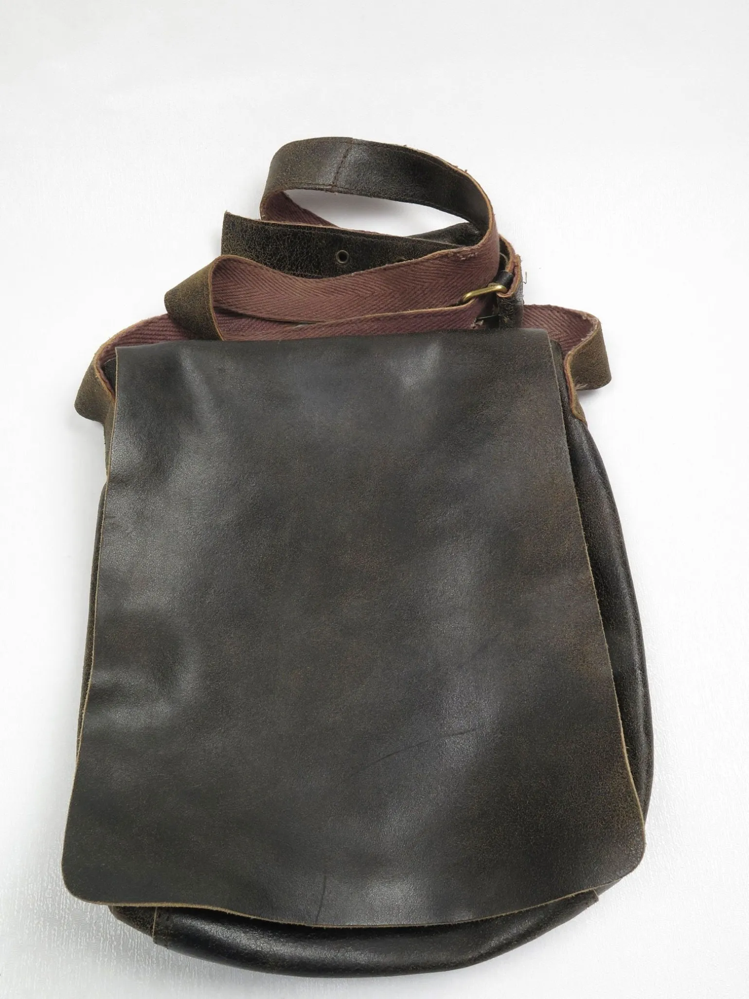 Brown Leather Messenger Bag