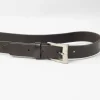 Brown Leather Vintage Belt 30-32 W