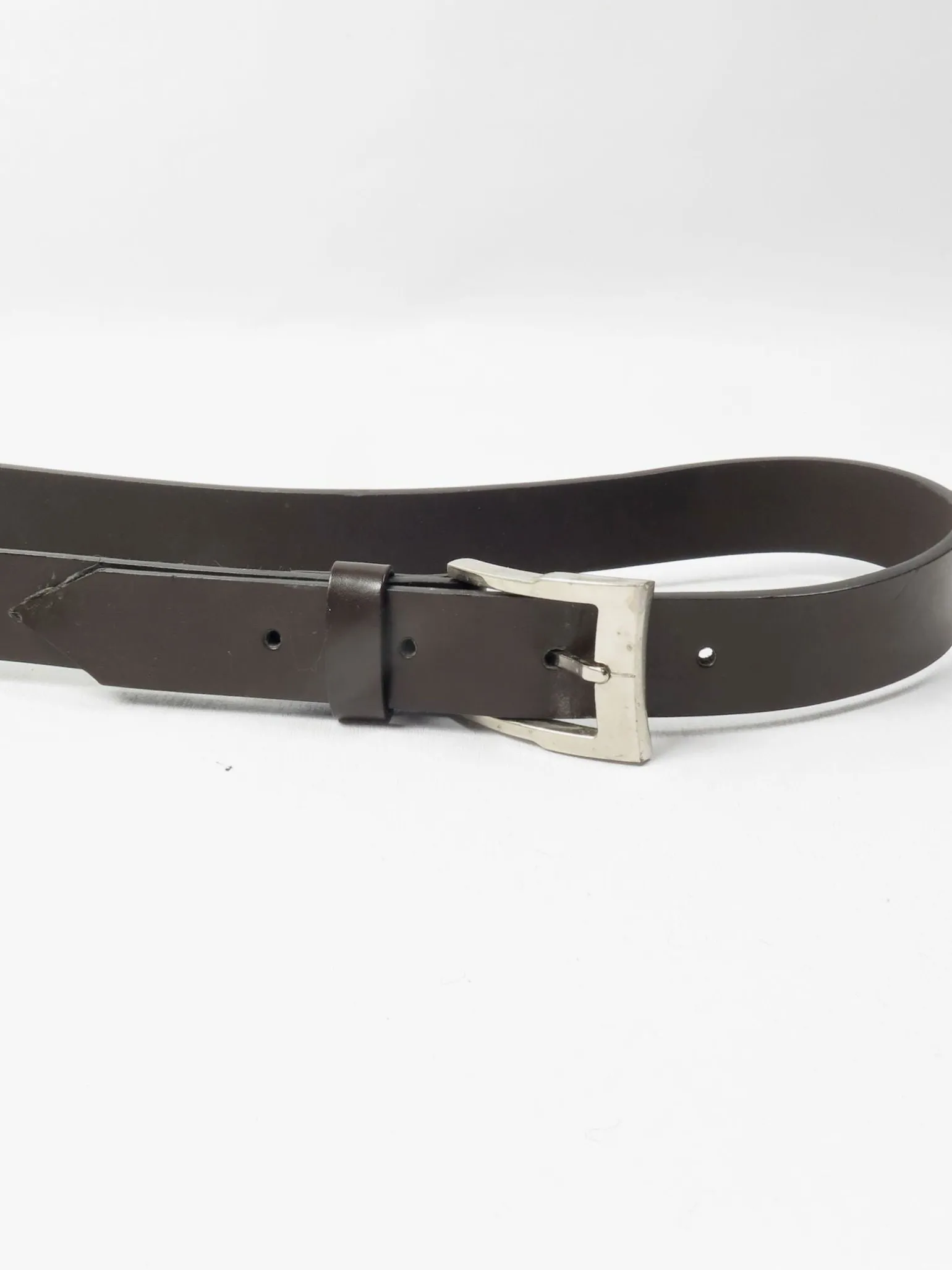 Brown Leather Vintage Belt 30-32 W