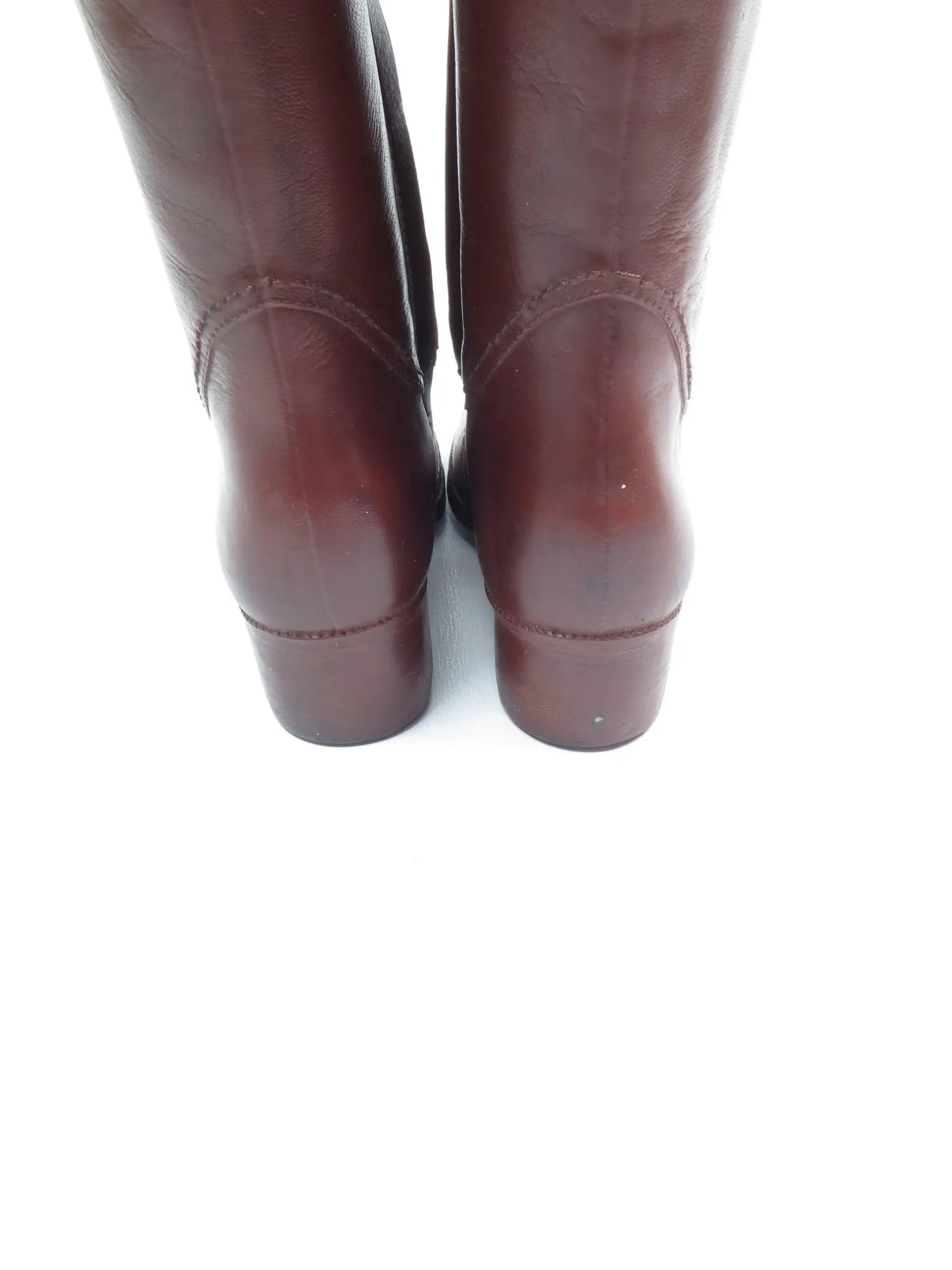 Brown PVC Furry Vintage Boots 3/36