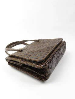 Classic Vintage Mock Crock Bag 1950s