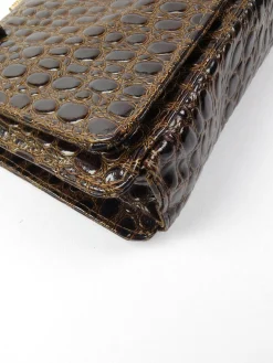 Classic Vintage Mock Crock Bag 1950s