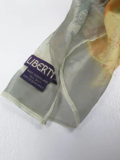 Colourful Vintage Liberty Silk Scarf