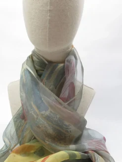 Colourful Vintage Liberty Silk Scarf