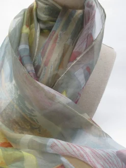Colourful Vintage Liberty Silk Scarf