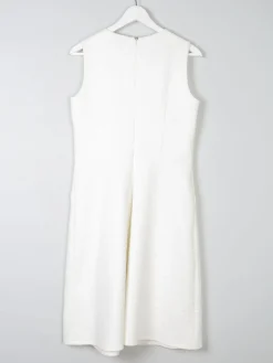 Cream Retro Vintage Style 1960s Short Wedding Dress 12