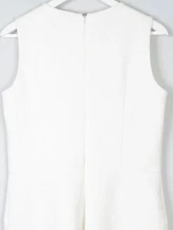 Cream Retro Vintage Style 1960s Short Wedding Dress 12
