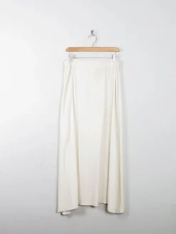 Cream Velvet Vintage John Rocha Midi Skirt M