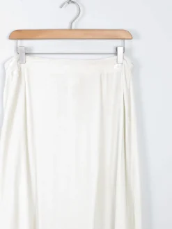 Cream Velvet Vintage John Rocha Midi Skirt M