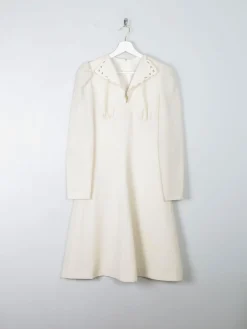 Cream Vintage Betty Barclay Dress XS/S