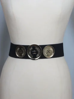 Designer Style Elastic Waspie Belt Available In Three Colours