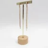 Diamanté & Gold Long Earrings New