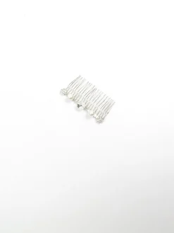 Diamanté /Pearl & Silver Hair Comb