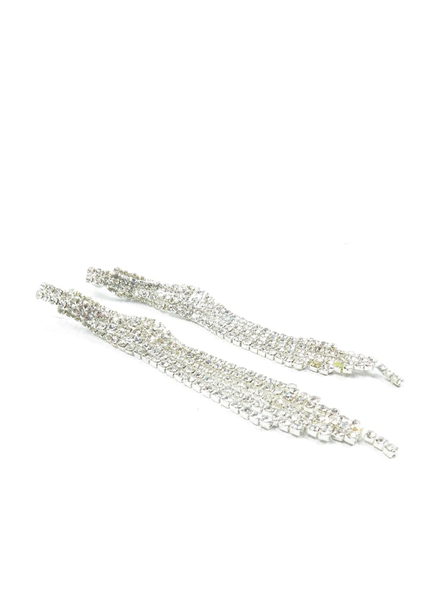Diamanté Statement Long Earrings New