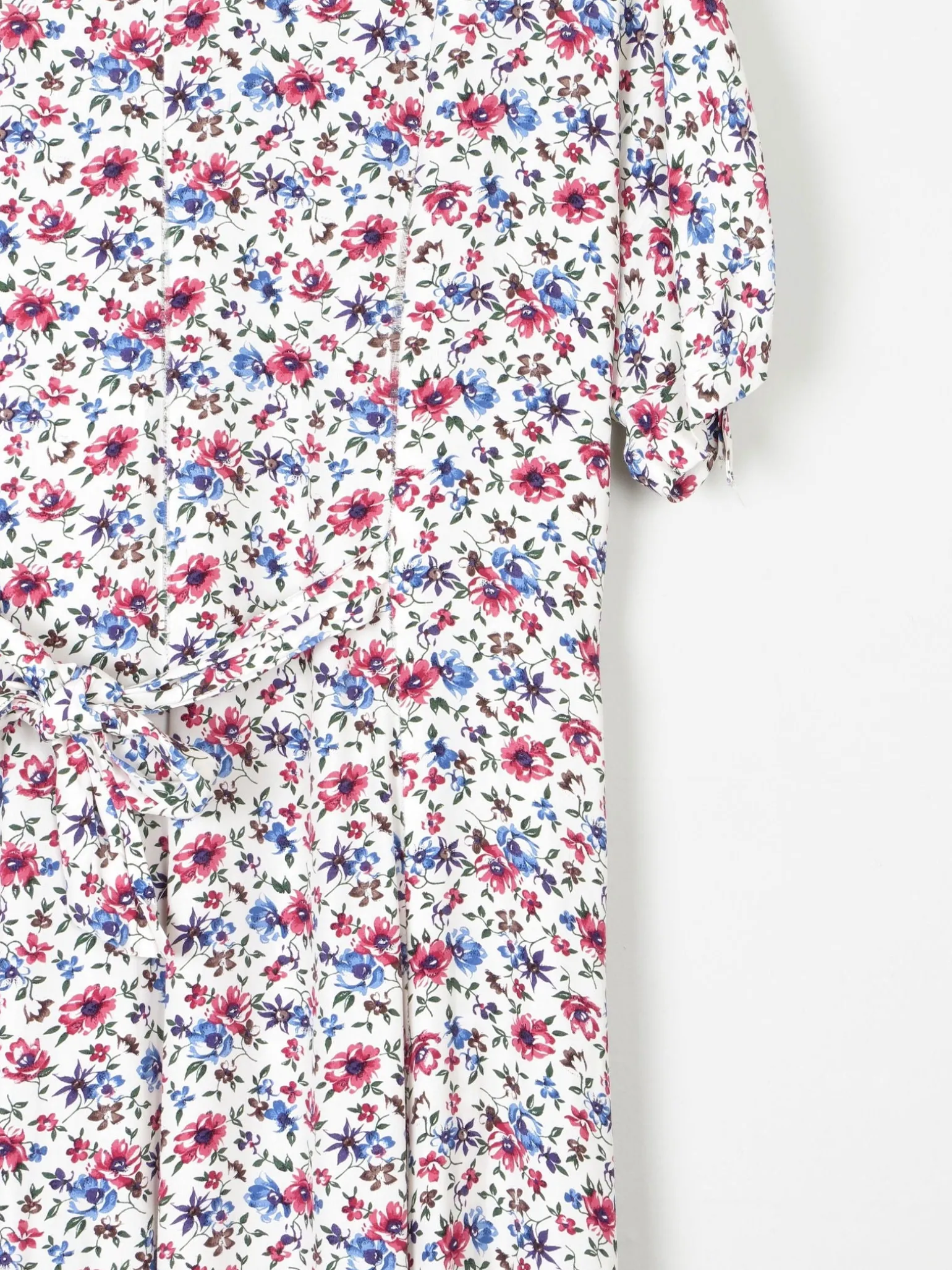 Floral Vintage Midi Button Down Tea Dress M/L