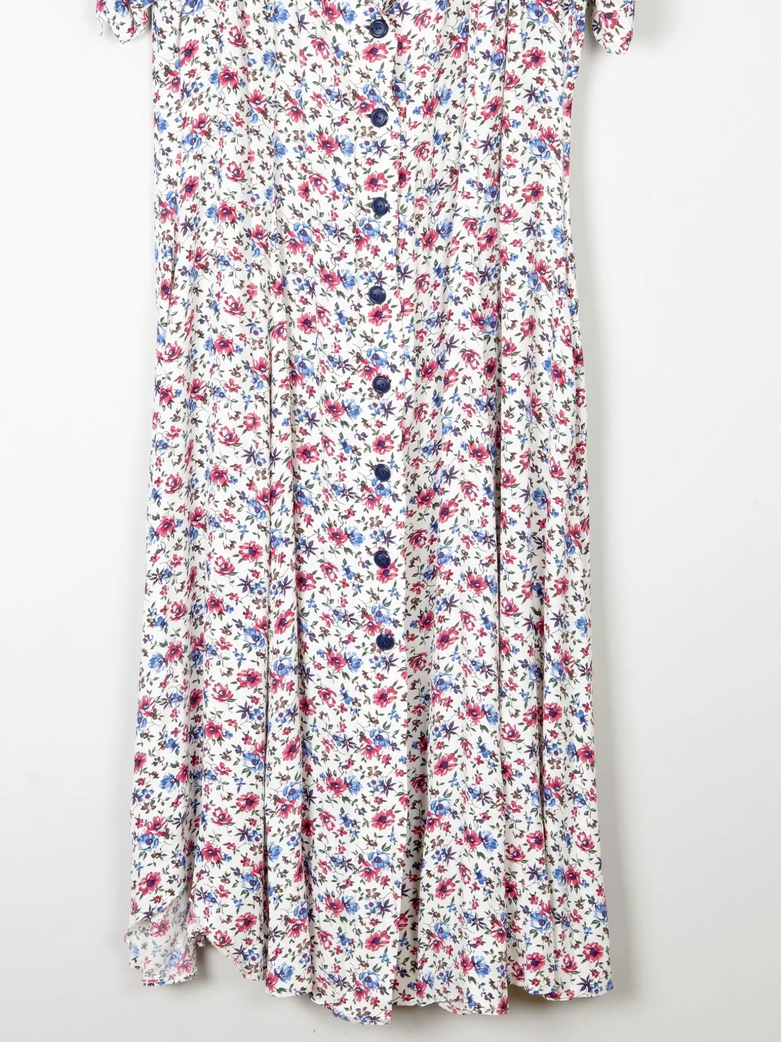 Floral Vintage Midi Button Down Tea Dress M/L