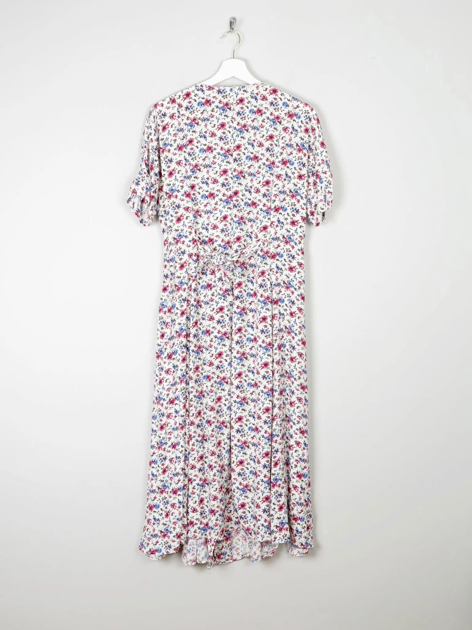 Floral Vintage Midi Button Down Tea Dress M/L