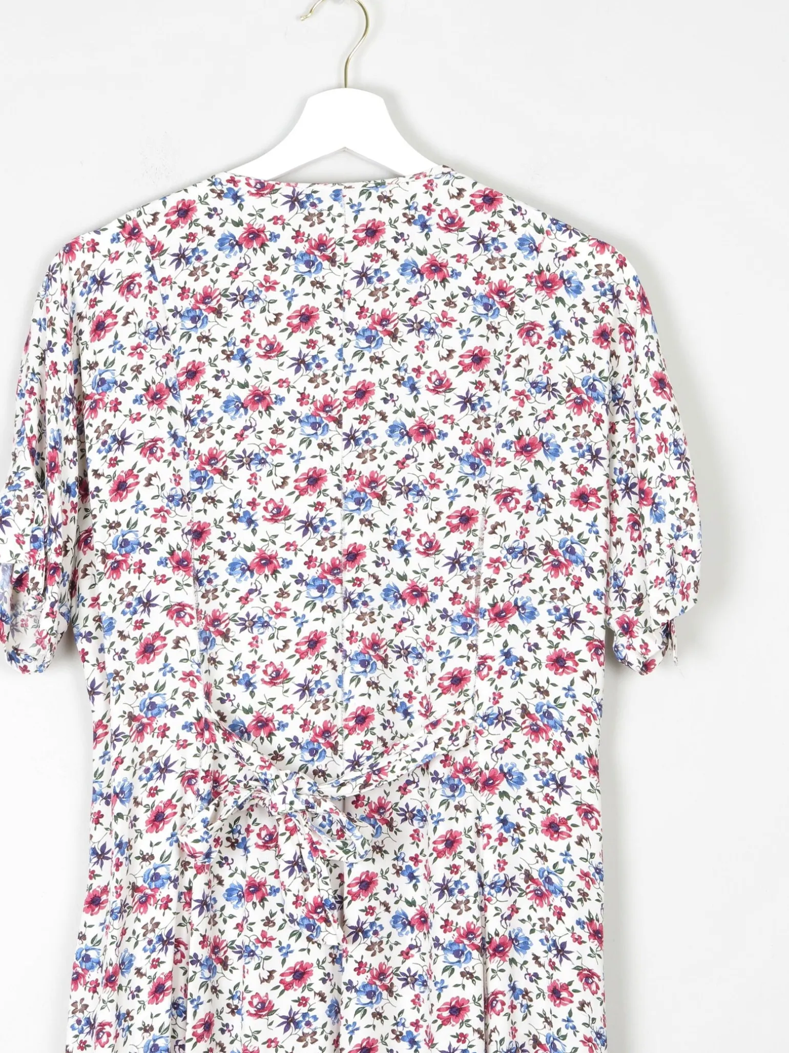 Floral Vintage Midi Button Down Tea Dress M/L
