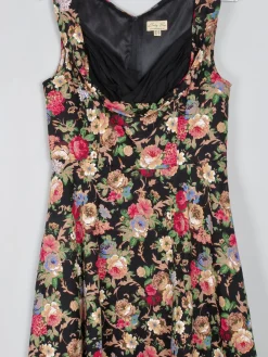 Floral Vintage 1950s Style Dress 14