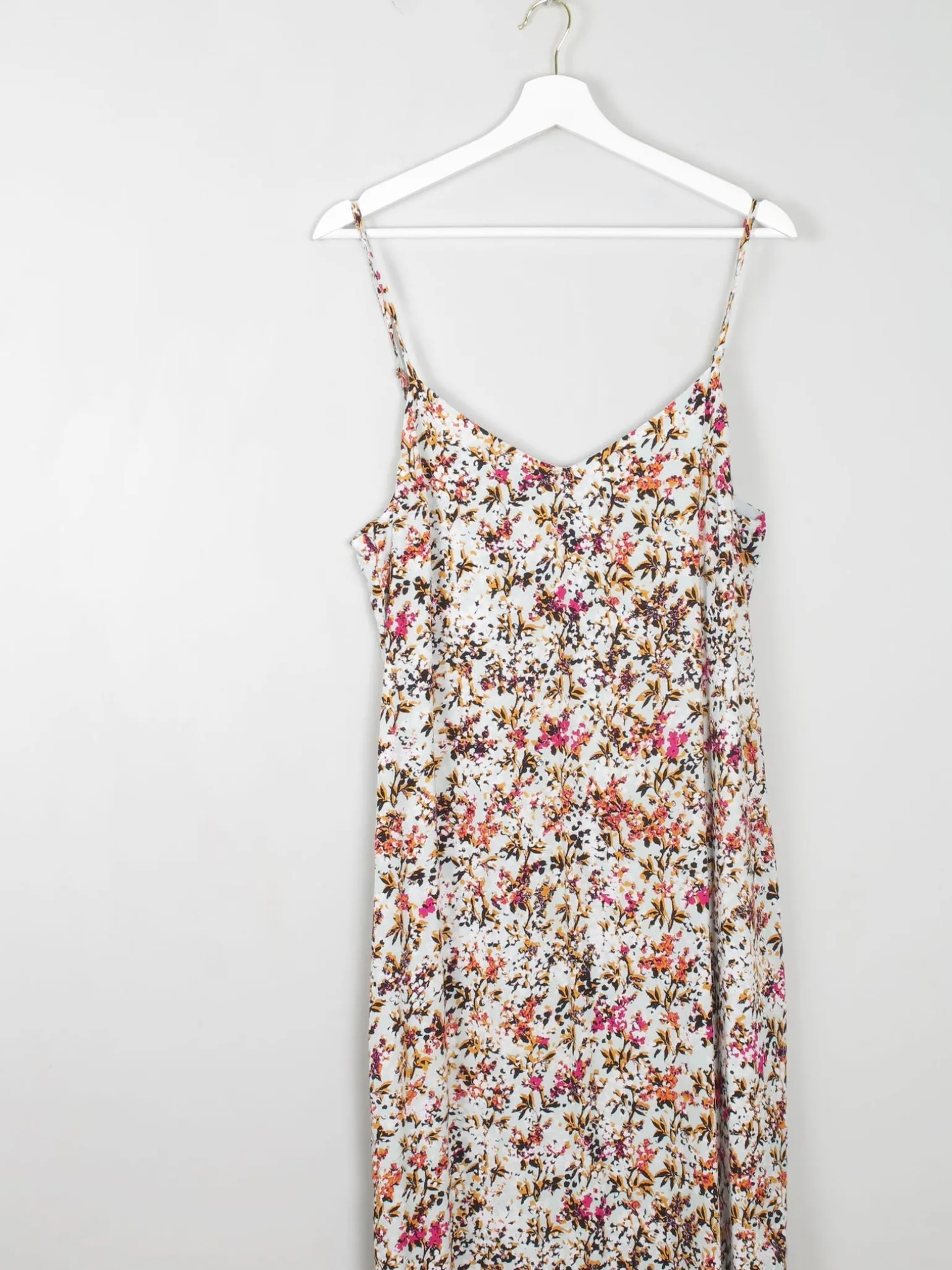 Floral Vintage Style Slip Dress M New