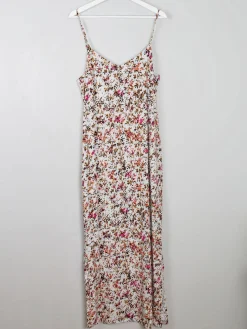 Floral Vintage Style Slip Dress M New