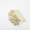 Gold Diamanté & Pearl Hair Comb