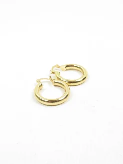 Gold Plated Hoop Earrings