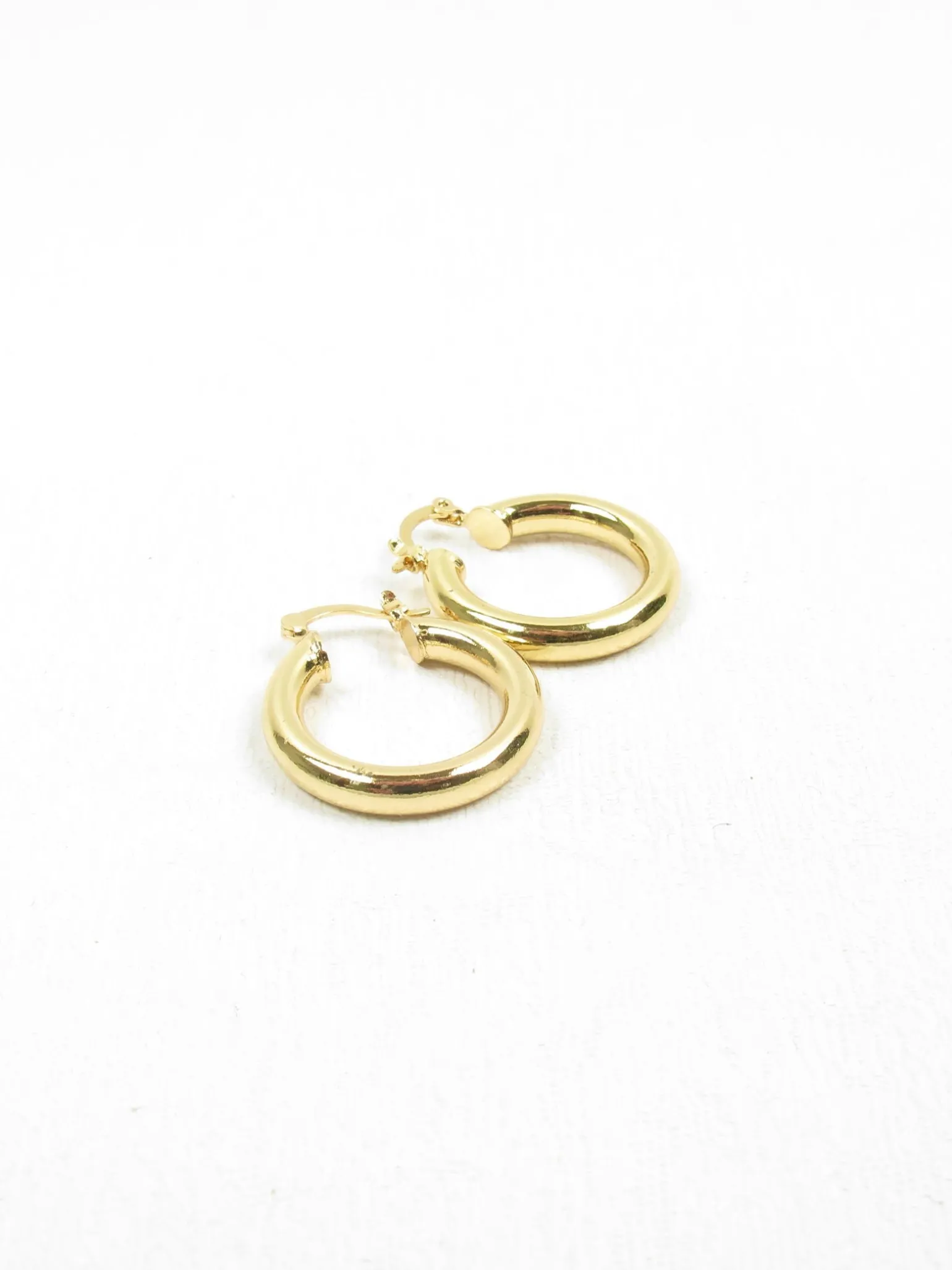 Gold Plated Hoop Earrings