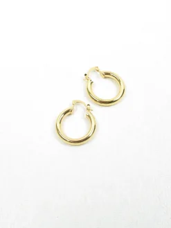 Gold Plated Hoop Earrings
