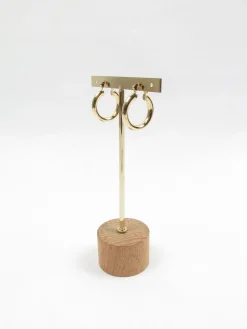 Gold Plated Hoop Earrings