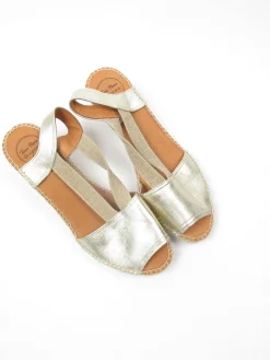Gold Vintage Style Espadrilles 41/8