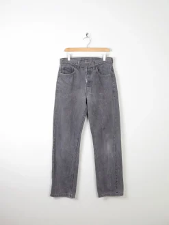 Grey Vintage Levi's Jeans 501s 32"