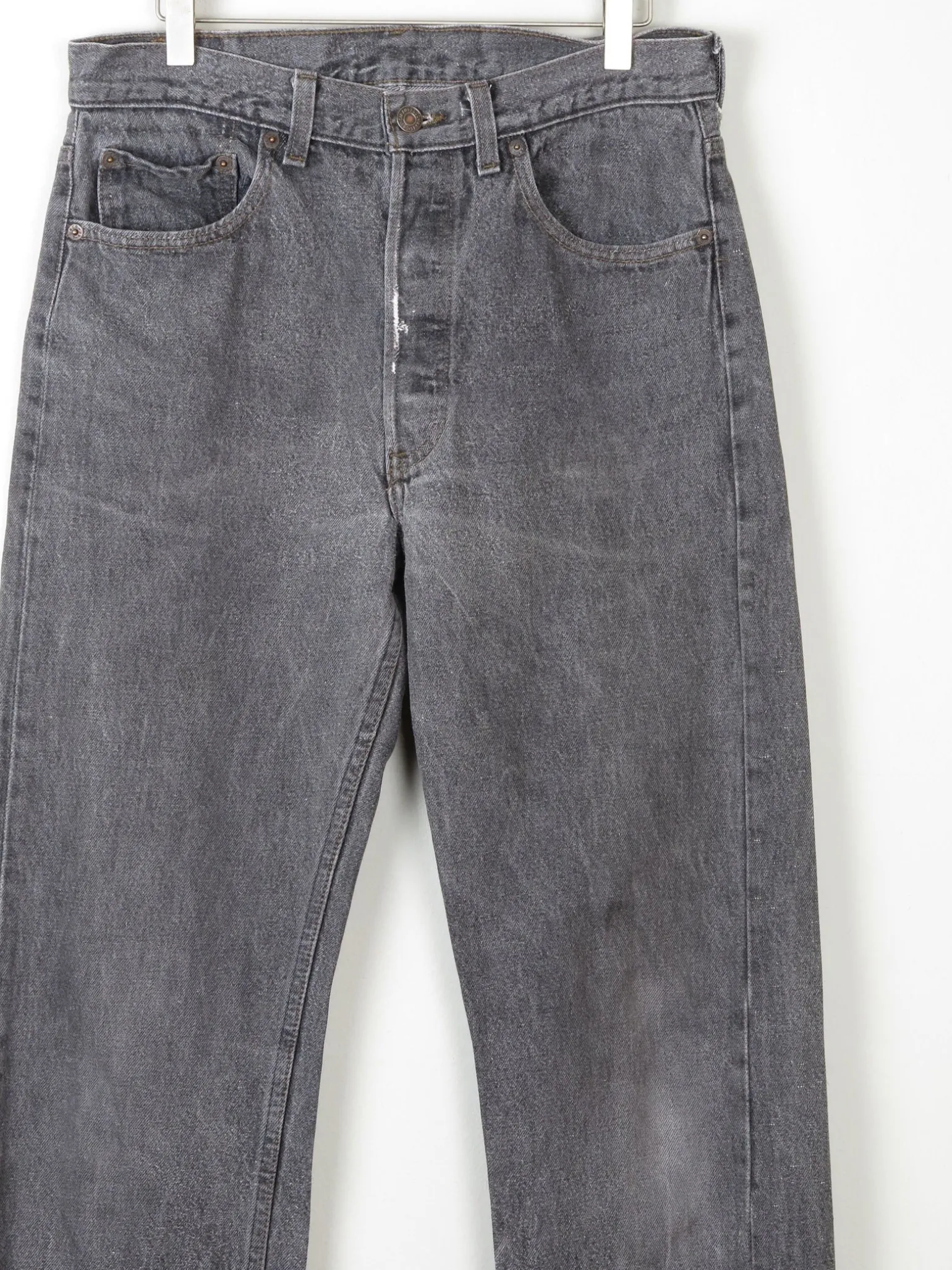 Grey Vintage Levi's Jeans 501s 32"