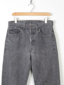 Grey Vintage Levi's Jeans 501s 32