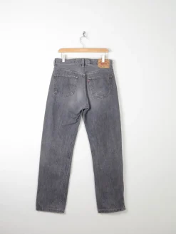 Grey Vintage Levi's Jeans 501s 32