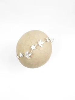 Hair Vine Silver Leaf Vintage Style Bridal Headpiece