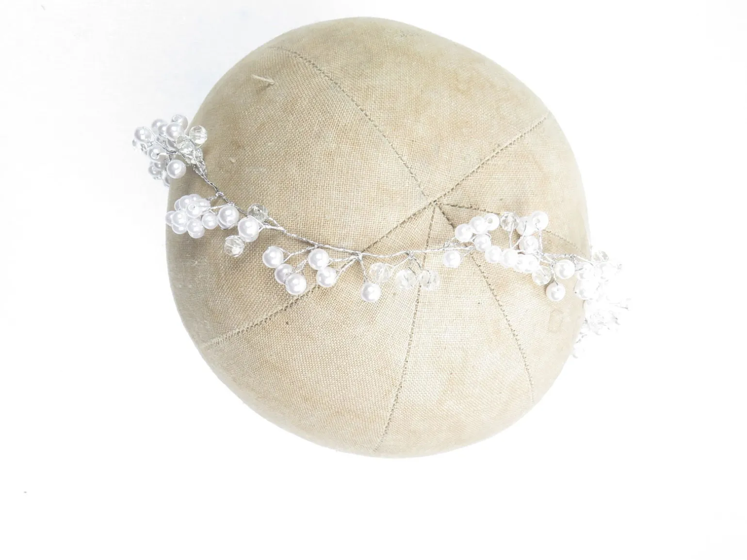 Hair Vine With Pearl Beads Bridal
