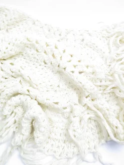 Irish Cream Hand Crochet Shawl/Scarf