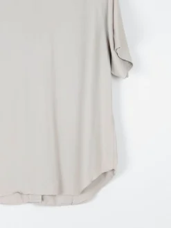 Khaki Vintage Short Sleeved Shirt Blouse S/M